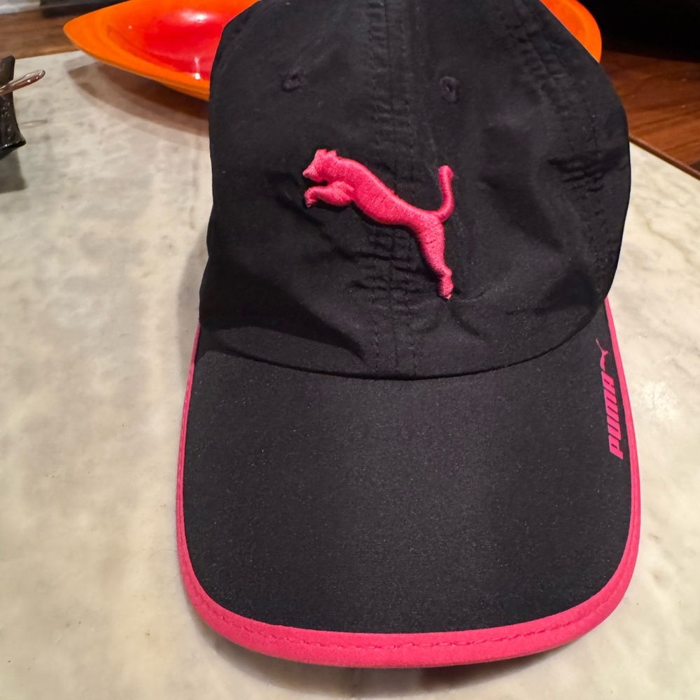 Puma Black and Pink Cap